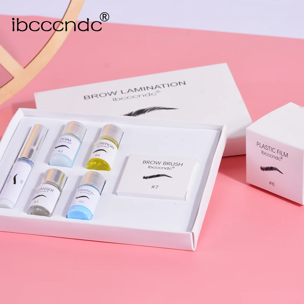 Keratin Brow Lamination Starter Kit Eyelash & Brow Lift Perming Pads Extension Kit Curling Eye lash Glue Wave Lotion Set