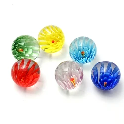 6pcs 25mm Colorful Glass Marbles Kids Marble Run Game Marble Solitaire Toy Accs Vase Filler & Fish Tank Home Decor Canicas