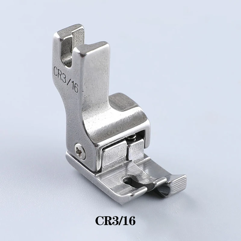 Steel Lockstitch Machine Presser Foot CR1/32 CL1/32 CR1/16 CL1/16 CR1/8 CL1/8 CR3/16 CL3/16 CR1/4 CL1/4 CR5/16 CL5/16