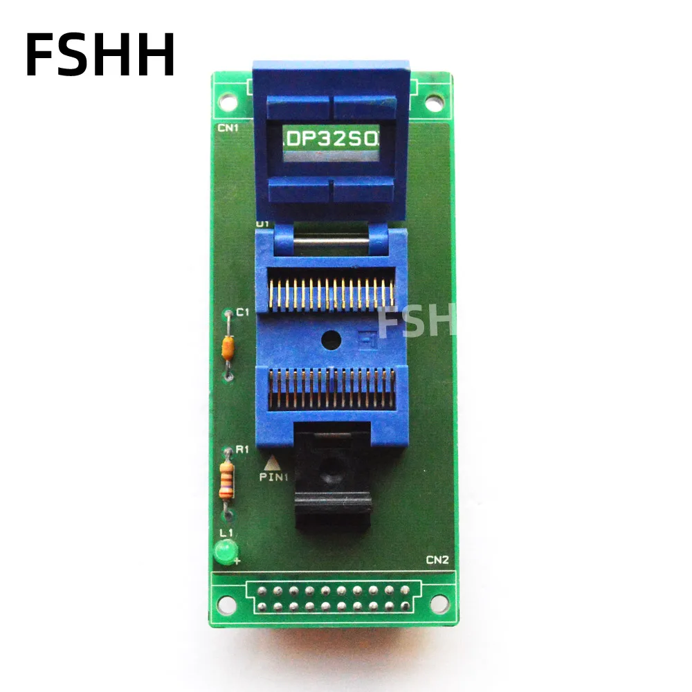 ADP32SOP โปรแกรมเมอร์อะแดปเตอร์ SOP32 SOIC32ซ็อกเก็ตทดสอบ IC (พลิก Test ที่นั่ง)