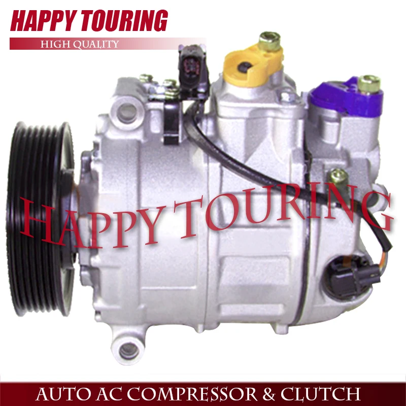 7SEU17C AC COMPRESSOR For AUDI A4 2.4L 3.0L 2004-2009 4h0260805a 8H0260805B 447190-4960 8E0260805BM