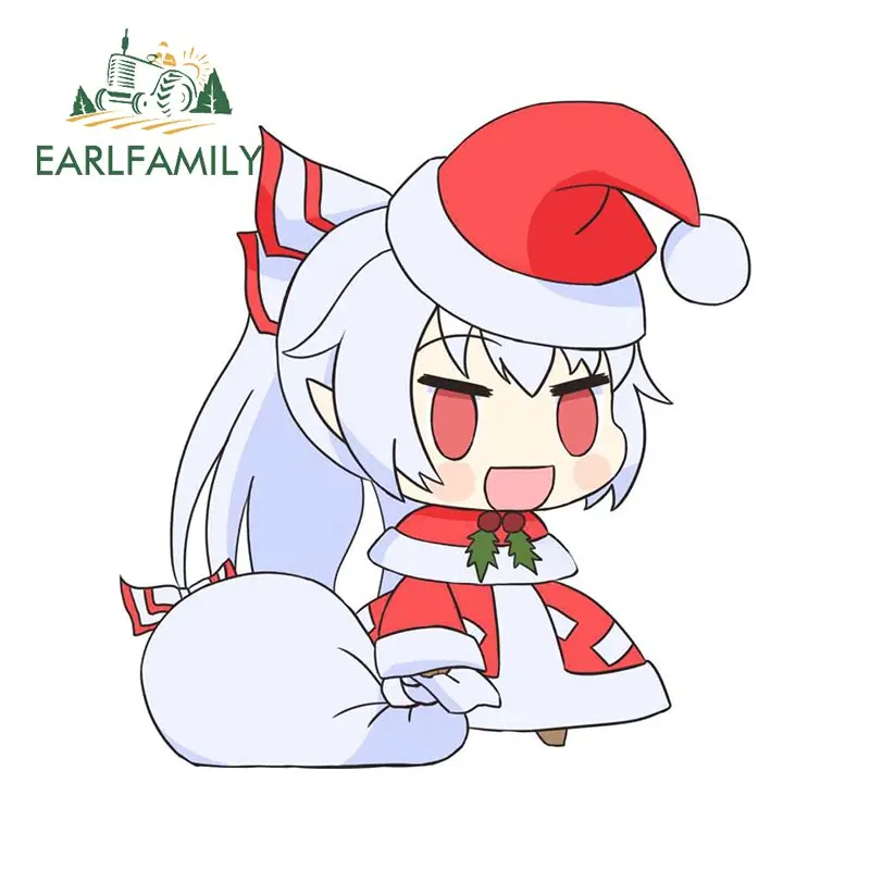 

EARLFAMILY 13 см x 12,3 см для Padoru Bandori наклейка на багажник устойчивое к царапинам лобовое стекло автомобильные наклейки мотоциклетная мультяшная графика