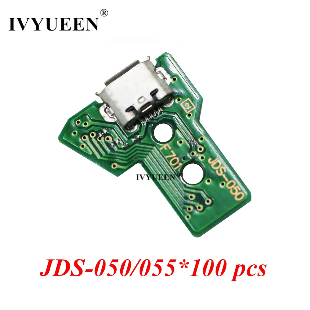 

100 Pcs for Sony Dualshock 4 PS4 DS4 Pro Slim Controller JDS JDM 055 050 040 030 011 USB Charging Port Socket Board Repair Parts