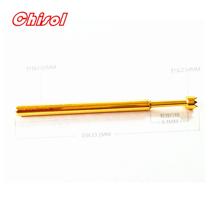 Original INGUN 100pcs/set Test Needle GKS003306254A2000 GKS003306254A3000 Spring Probe Test Pins Needles