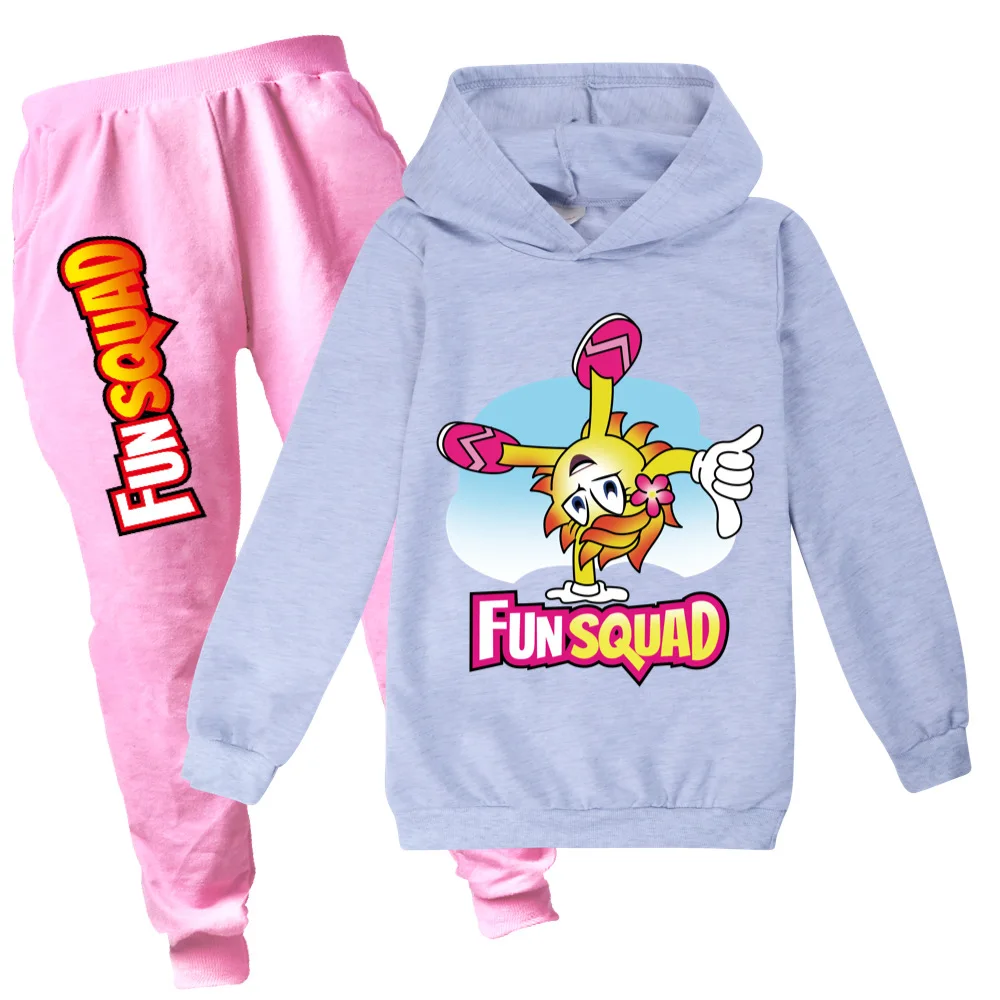 

Fun Squad game Kids Clothing Sets Boys Clothes Hoodies Girls Sweatshirt+Pants Suit Children Spring Autumn Long Sleeve Tracksuits