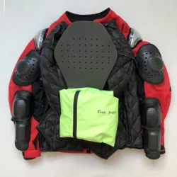 Motorcycle anti-fall suit jacket racing waterproof riding suit winter warm jacket with 5 protective gear