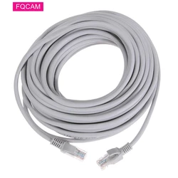 POE kamera RJ45 1M/3M/5M/10M/20M/30M/40M Ethernet CAT5 PC ağ tel kablolar için IP kamera NVR sistemi aksesuarları