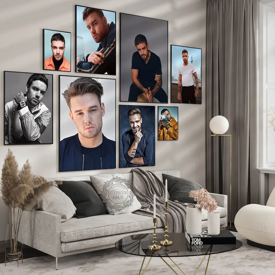 

Liam Payne Portrait British Singer Poster and Prints Canvas Art Painting Wall Picture Modern Bar Home Decoration