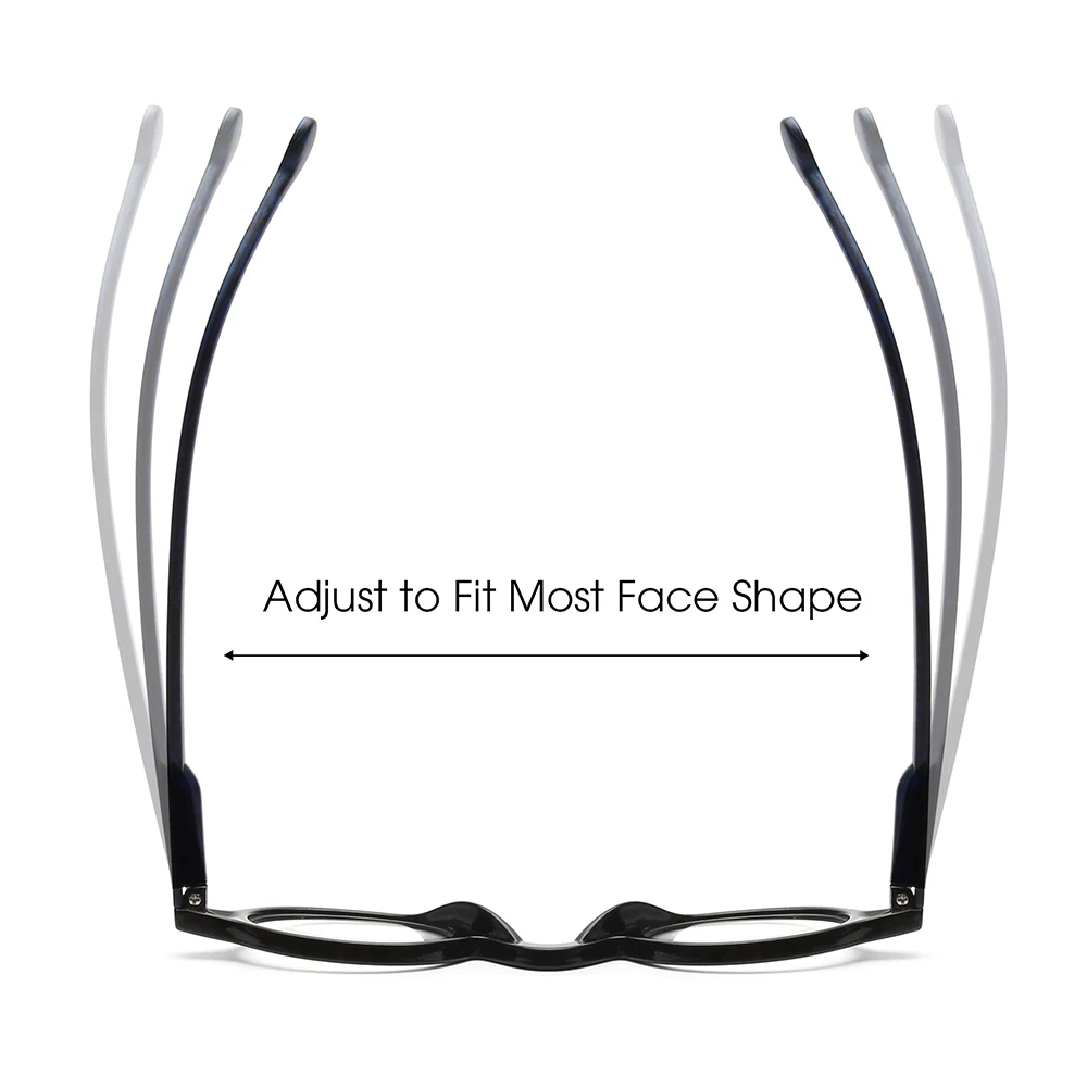 JM Vintage Personality Round Reading Glasses Spring Hinge Women Men Magnifier Presbyopic Diopter