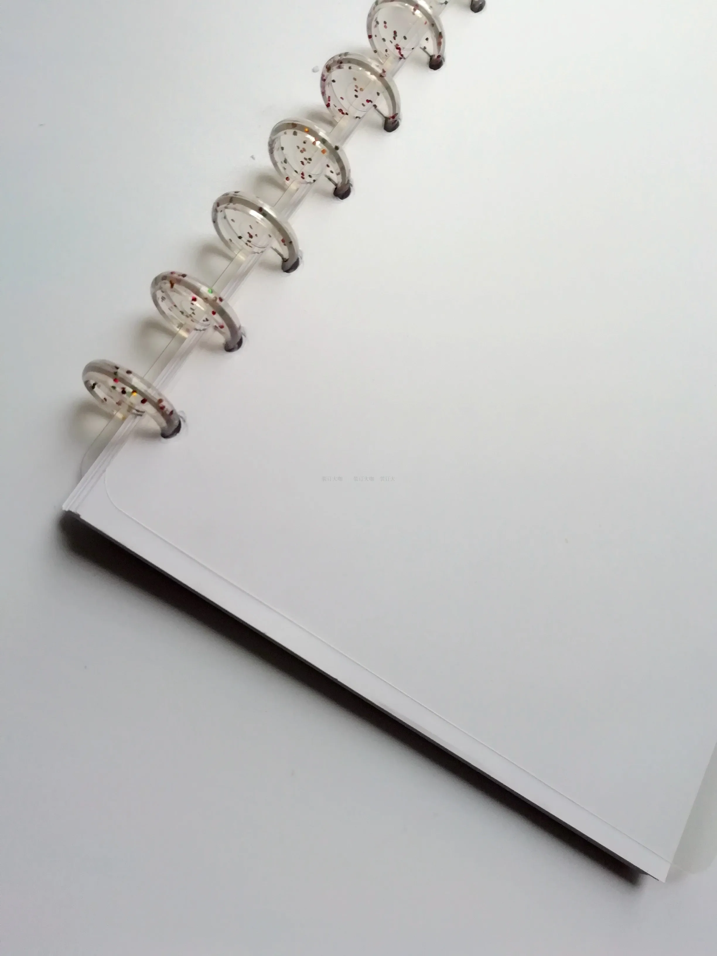 10PCS/Lot 24mm Mushroom Hole Disc-binding Ring Multi-Function Creative Binder Ring For DIY Book Binder Hoops Office Binding Ring