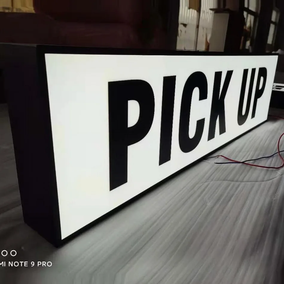 UV Printed Light Box Wall-mounted Store Restaurant Shopfront Bar Hotel Advertising