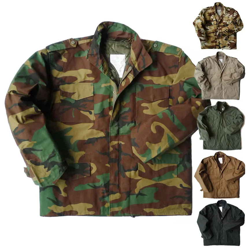 Chaqueta de campo de M-65 Militar del Ejército de EE. UU., gabardina táctica BDU M65, abrigo a prueba de viento, Amekaji Militar de estilo Usmc Militar de talla grande