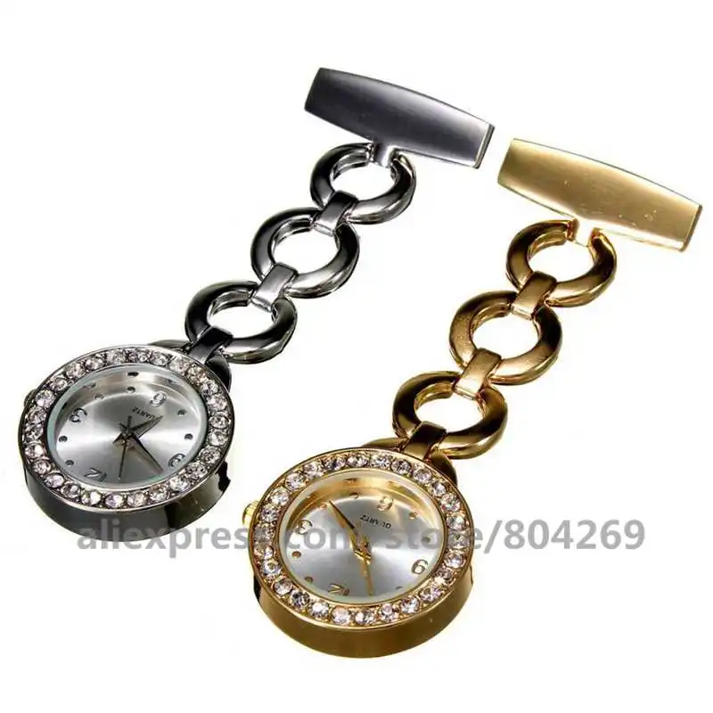 Wholesale Fashion Pocket Dot Watch Doctor Alloy Heart Watches Nurse Fashion Medical With Clip Pocket Watches hsb110513