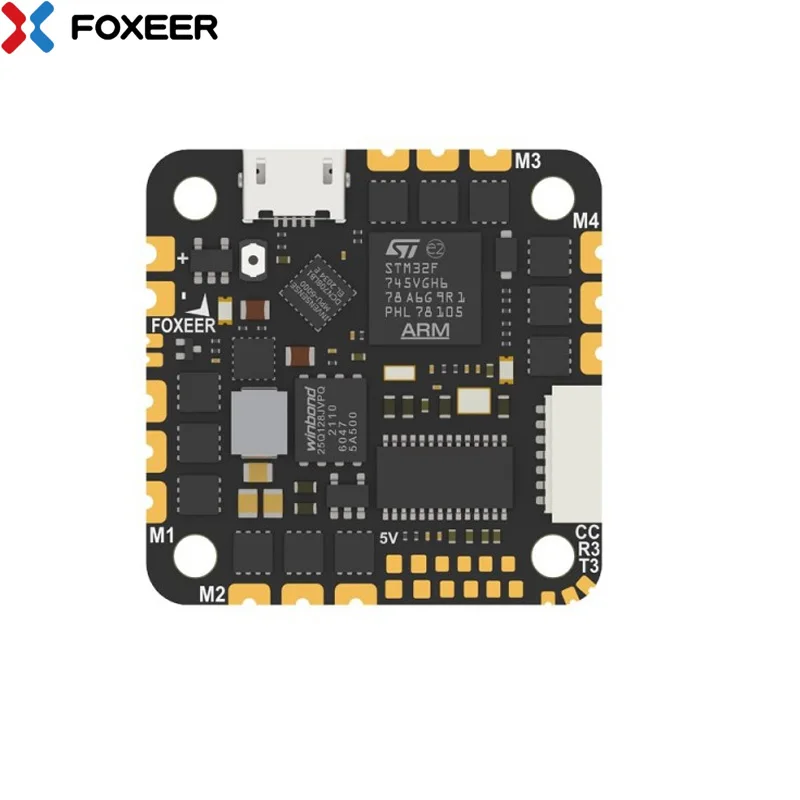 Foxeer Reaper F745 AIO 45A BLS 2-6S Dshot ESC F7 Flight Controller 25.5x25.5mm For RC FPV Drone DJI CADDX HD VTX Racing Drone