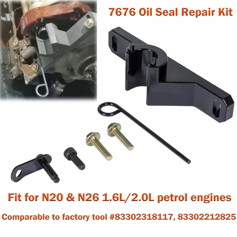 NONY Car Accessories 118660 Flywheel Holder & 7676 Oil Seal Repair Kit for BMW 1 2 3 5 Series N20 N26 N55 Engine