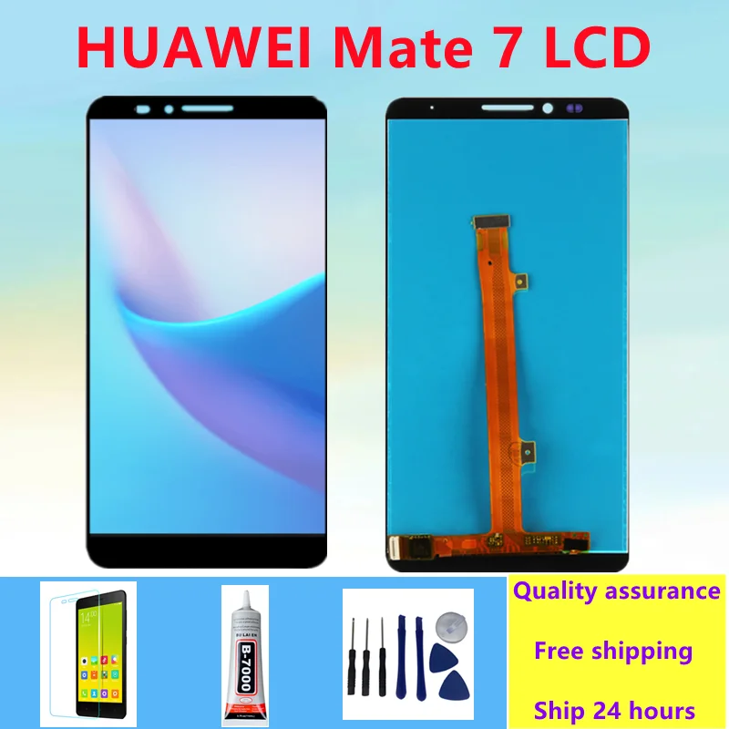 

Tested LCD For Huawei Mate 7 LCD Display Touch Screen Digitizer Assembly Replacement For Huawei Mate7 MT7 display screen