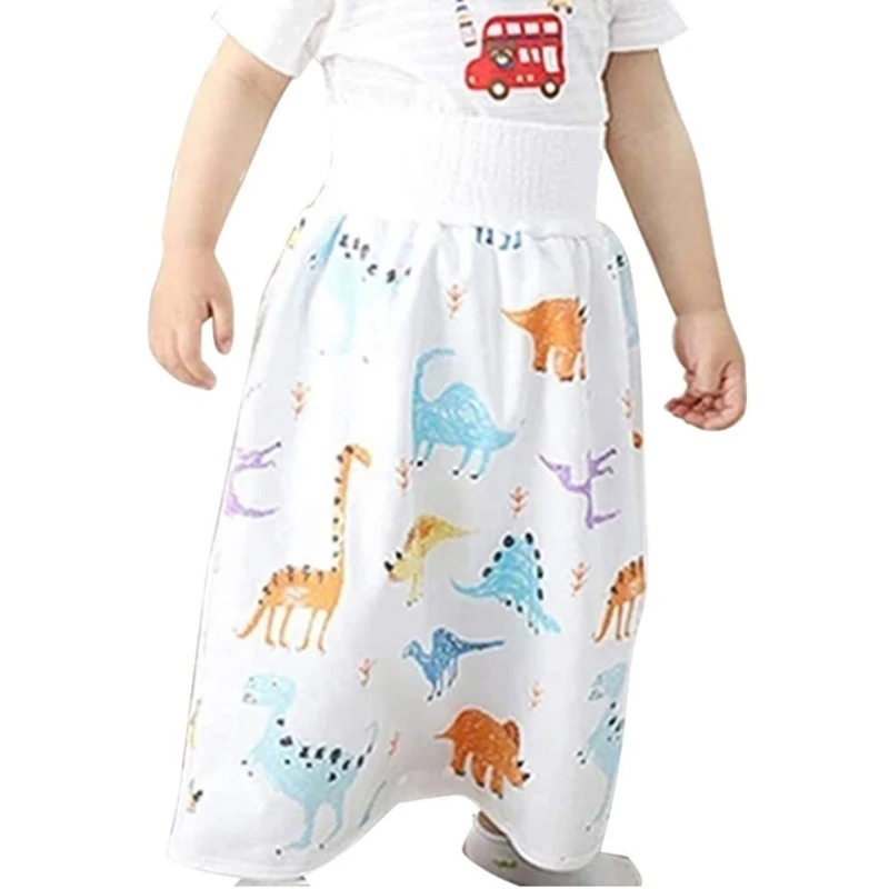 Comfy Children Diaper Skirt Shorts 2 in 1 Anti Bed-Wetting Washable Waterproof Cotton Potty Training Nappy Pants