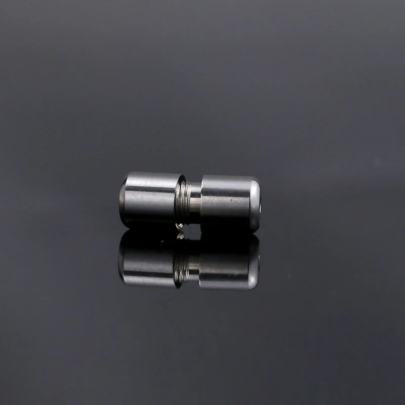 5pcs/lot stainless steel Screw Clasps Necklace Bracelet Findings Cylinder Silver Color DIY Jewelry Making Craft Findings