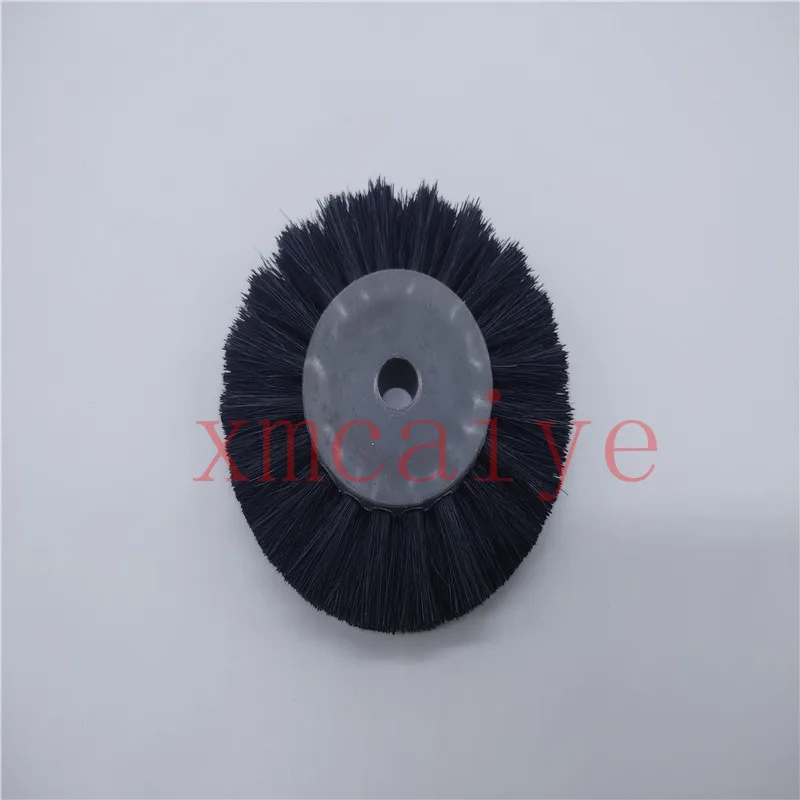 10 PCS Size 65X7X12mm Black Bristle Brush Wheel For 3 F And Diamonds 3000 Printing Machine