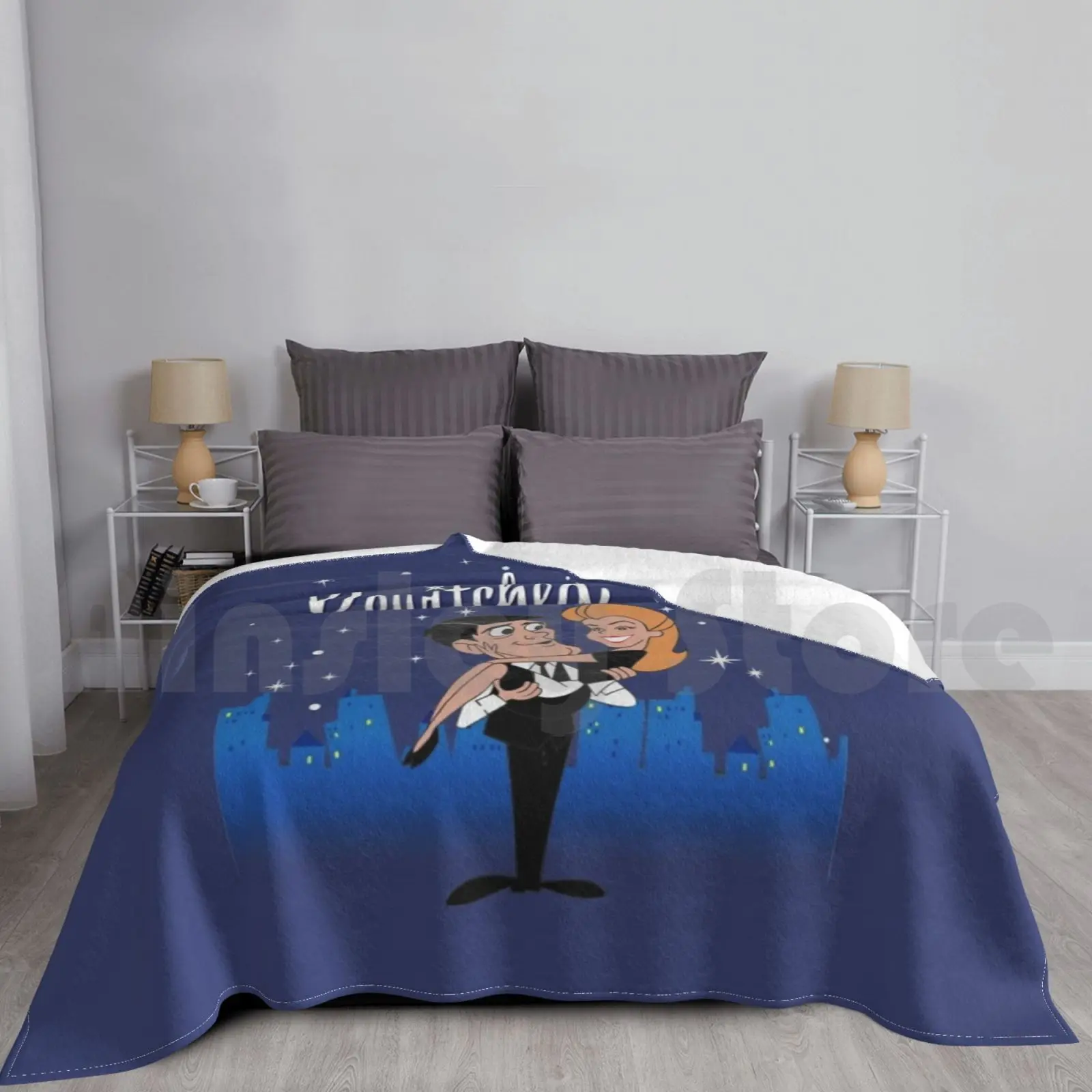 Blanket Darren & Samantha Bewitched Shirt , Poster , , Hat Bewitched Tv Samantha