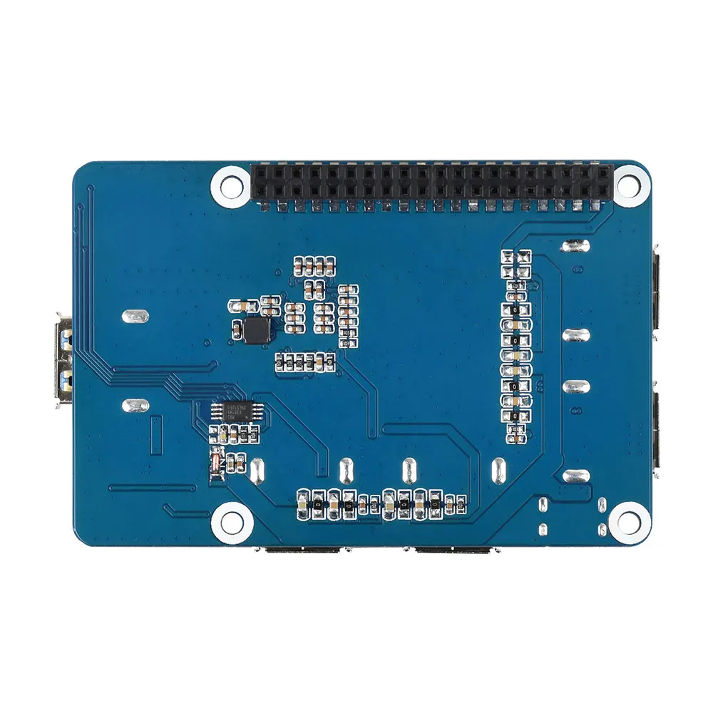 Raspberry Pi 4-Port USB 3.2 Gen1, module B, carte d'extension airies Splitter, lecteur gratuit pour Raspberry Pi 3B, 3B +, 4B