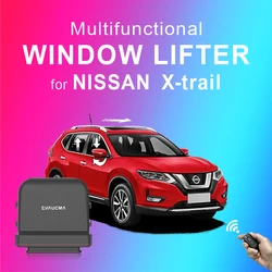 Fecho de janela para Nissan X-Trail T32, espelho retrovisor dobrável, módulo de fechamento de teto solar, 2014-2021, 2018, 2019, 2015