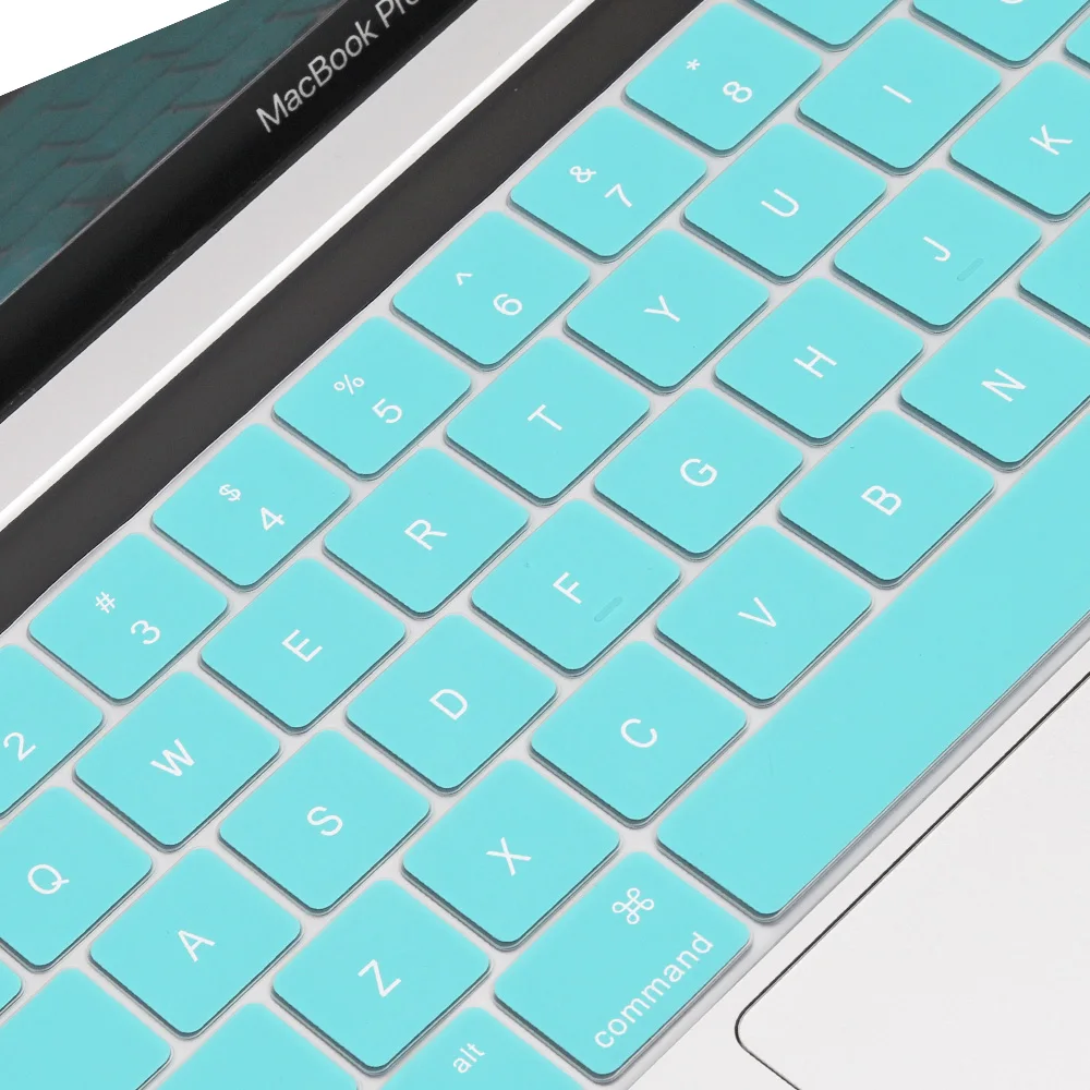 EU Spanish Version Keyboard Cover Skin Protector For MacBook Pro 13 15 Inch Touch Bar A2159 A1989 A1706 A1707 A1990 2016-2019