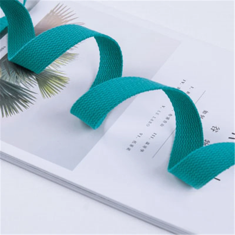 New 5Meters 25mm Canvas Ribbon Belt Bag Thickening Cotton Webbing Canvas Webbing Knapsack Strapping Sewing Bag Belt Accessories