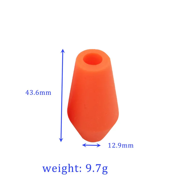 Puntas de flecha de goma de seguridad, punta ancha para práctica de tiro, 6mm/8mm, eje de flecha Romo, acceso de tiro con arco, 12/24 Uds.