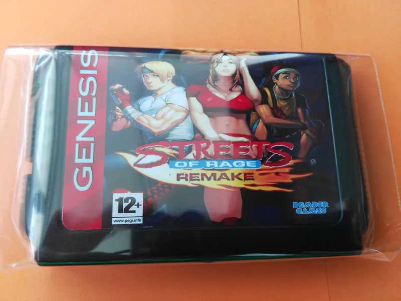 MD Game : Streets of Rage REMAKE ( Japan Version!! )