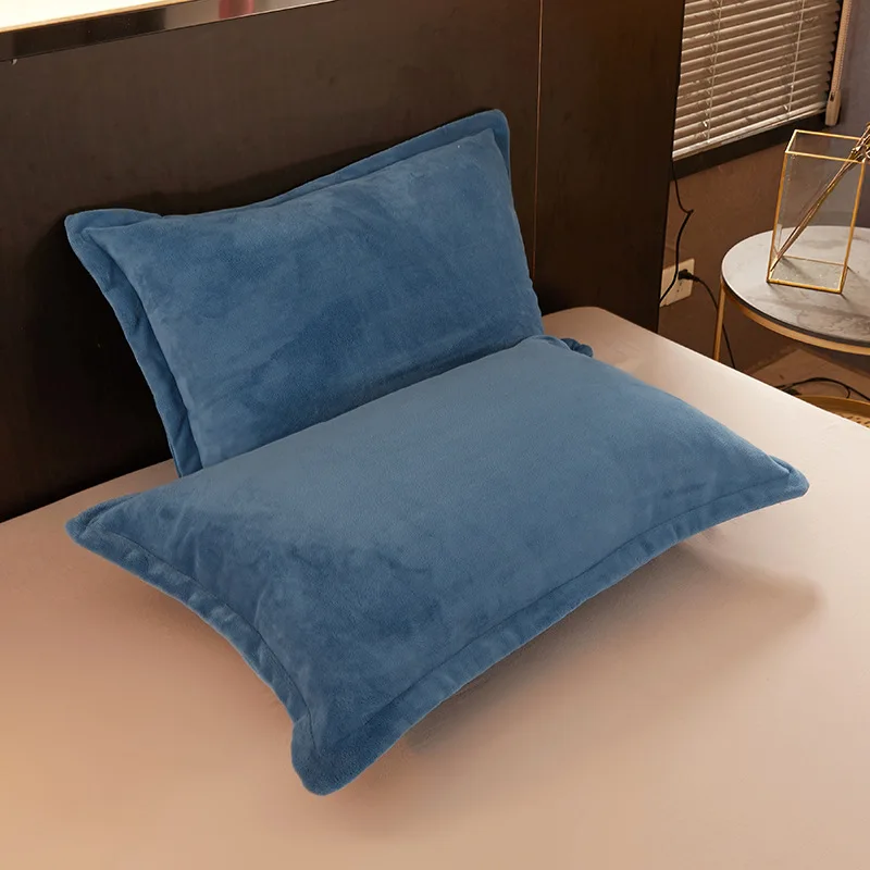 

Encrypted Thickened Milk Velvet Envelope Pillowcase, Solid Color, Environmentally Friendly, Smooth And Non-Static