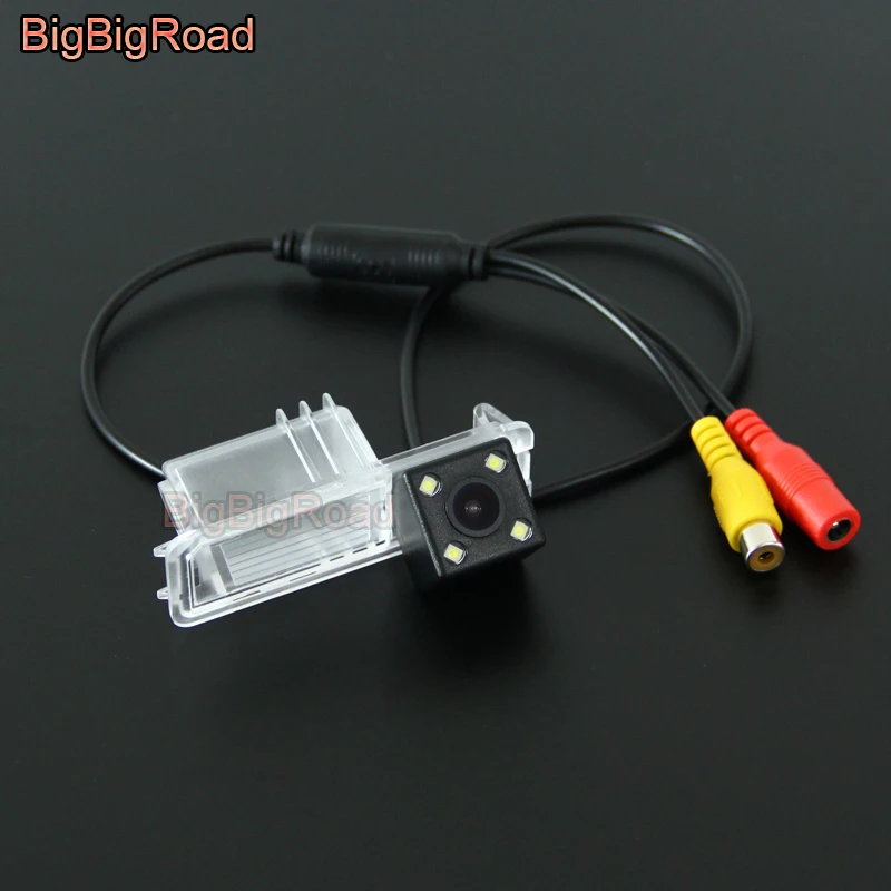 BigBigRoad Per Volkswagen Nuovo Magotan Bora Auto Vista Posteriore Retromarcia Telecamera di Backup Visione Notturna Telecamera di Parcheggio Connettore RCA