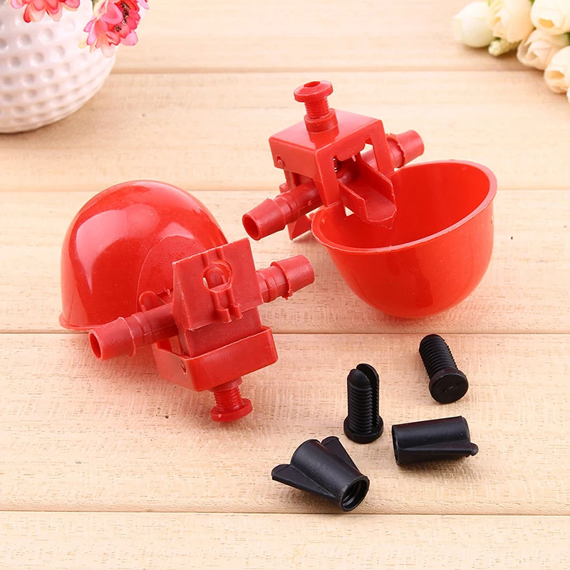 Poultry Bird Chicken Automatic Drinking Cups Quail Water Drinker Drinking Bowl Drinking Cup Coop Feed Cup Garden Husbandry Tools