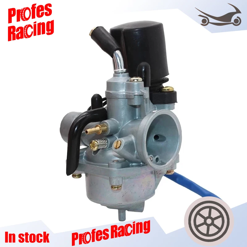 With Electric Choke PZ19 Carburetor 19mm for Yamaha 2 Stroke 50cc 70cc 90cc Jog ATV Scooter Quad Go-kart Moped Motorcycle