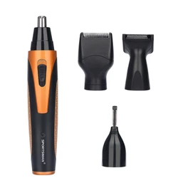 4 In 1 Electric Ear Nose Trimmer Men Portable Face Neck Hair Removal Rechargeable Beard Eyebrow Trimer Shaver