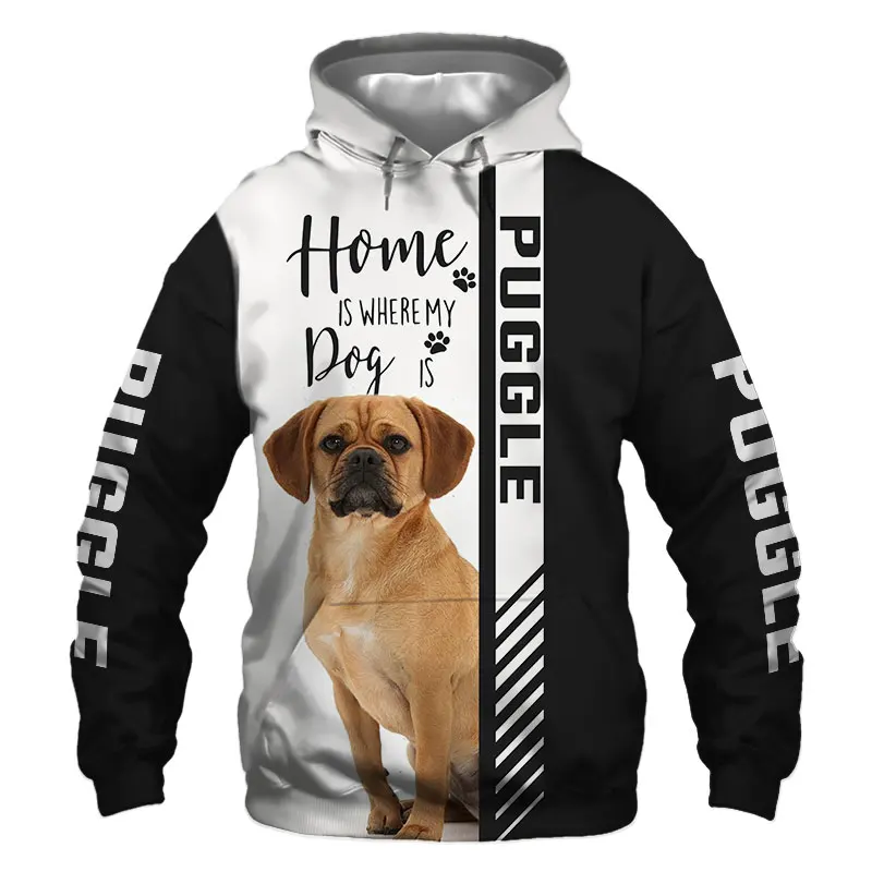 

Animal Puggle Dog 3D Printed Jacket Men/Women Harajuku Hoodie Unisex Casual Streetwear Sweatshirt Pullover Sudaderas D8012