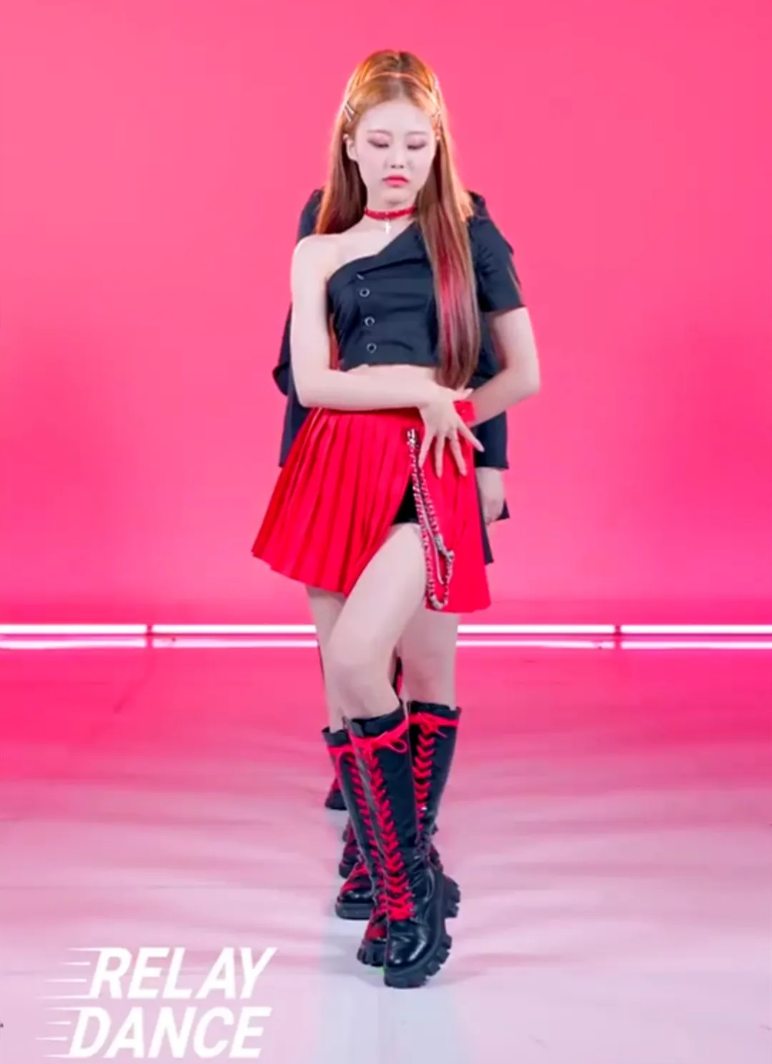 Kpop menina grupo clube noturno traje de palco feminino sem alças topos jazz pole dança roupas sexy fenda mini saia plissada rave outfits