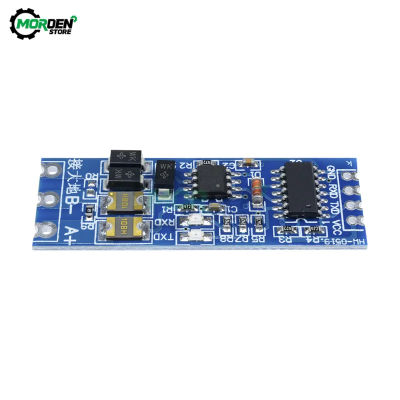 3.3V 5V TTL to RS485 Module Hardware Automatic Flow Control Module Serial UART Level Mutual Conversion Power Supply Module