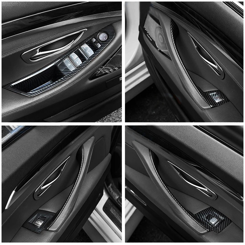 Left Hand Drive LHD 7PCS For BMW 5 series F10 F11 520i 523i 525i  Car Interior Inner Door Handle Panel Pull Trim Cover Storage B