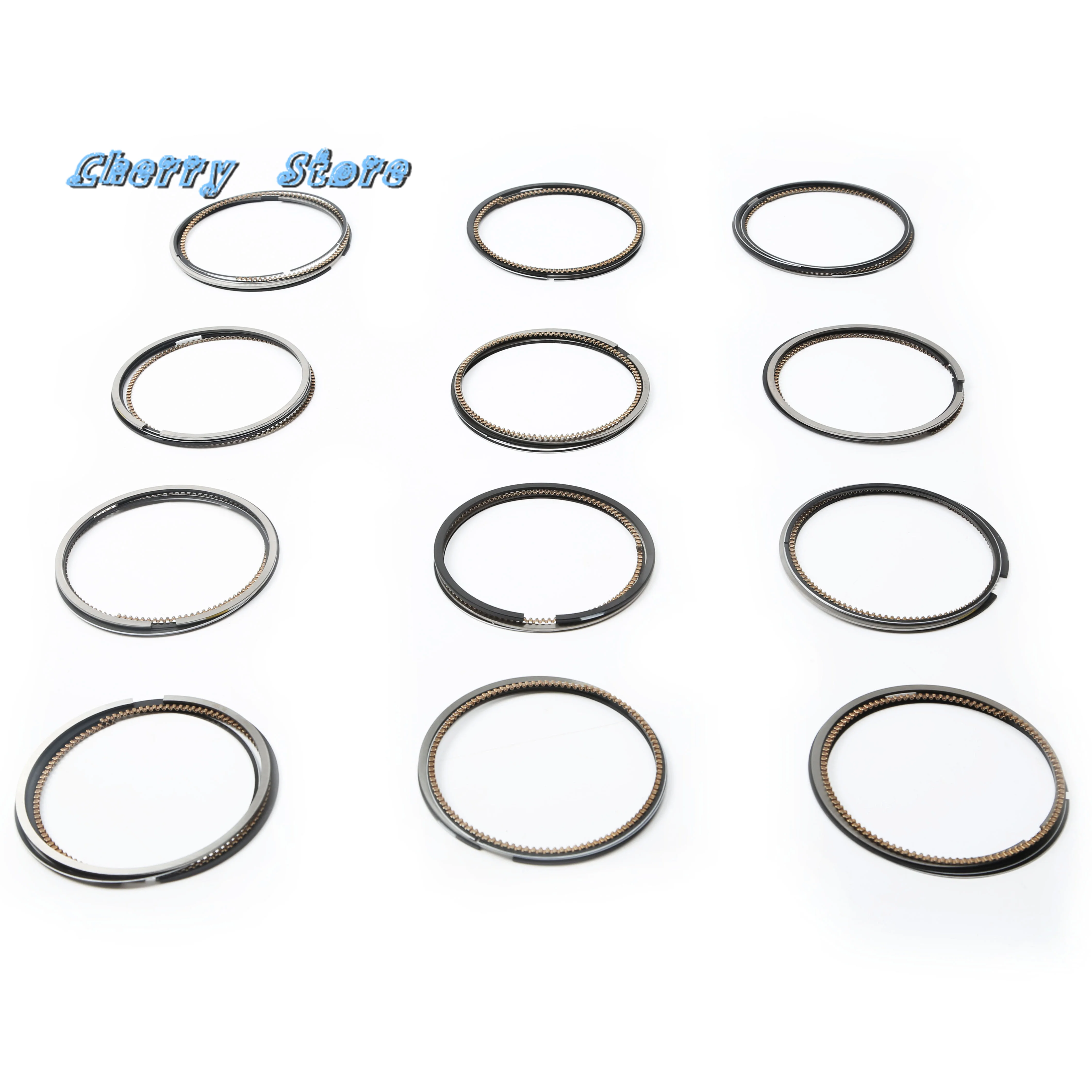 12x Piston Rings Set 89MM For BMW Rolls-Royce 6.6L V12 Wraith RR5 2014-2015 GHOST RR4 6.6T WG1889132 11257574822