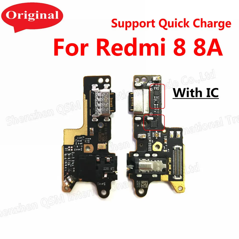 

Original Microphone Module+USB Charging Port Board Flex Cable Connector Parts For Xiaomi Redmi 8A 8