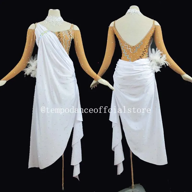 

Custom Made Latin dance dress Waltz Tango Ballroom Dance Dress For Girls Women Modern Dance Perform Costume Wear LD-0036