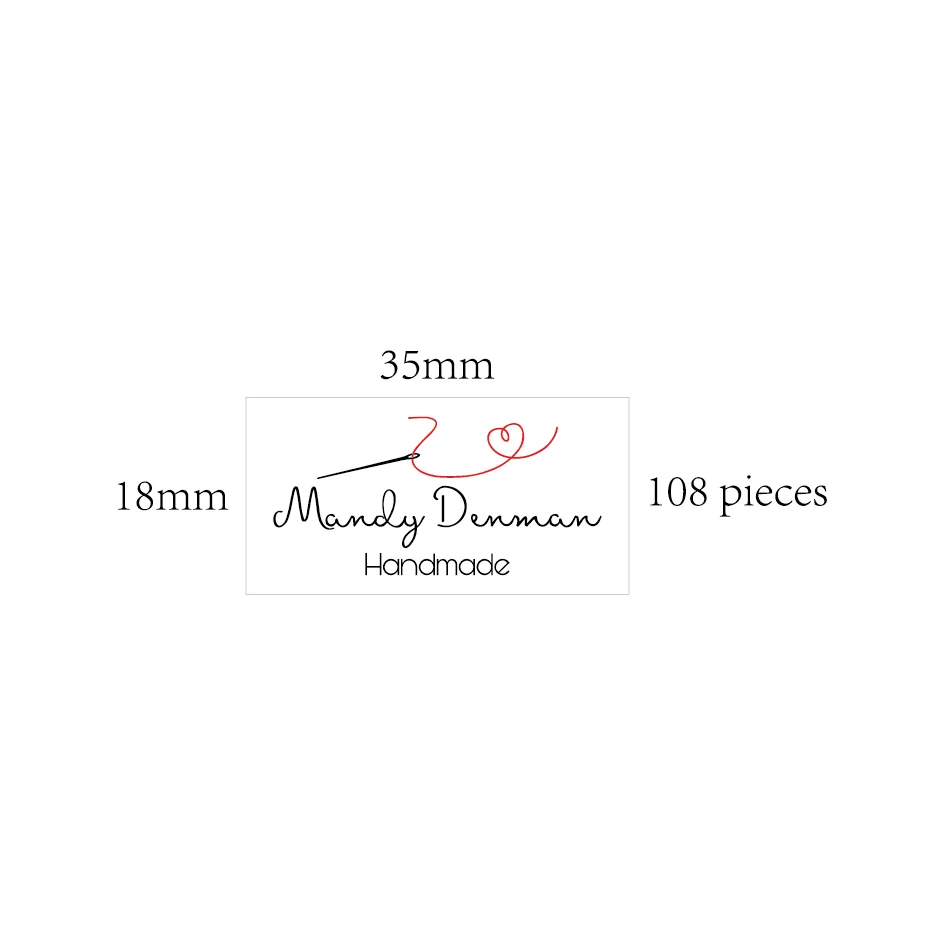 Ironing Labels, Logo or Text, Personalized Brand , Clothing Labels, Free shipping, Custom Design, Cotton tags (YT158)