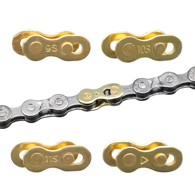 5 Paar Fahrradketten-Verbindungsstücke, magische Schnellverschlüsse für Fahrräder, geeignet für Mountainbikes, passend für 6/7/8/9/10/11-Gang-Schaltungen. – Detail 8