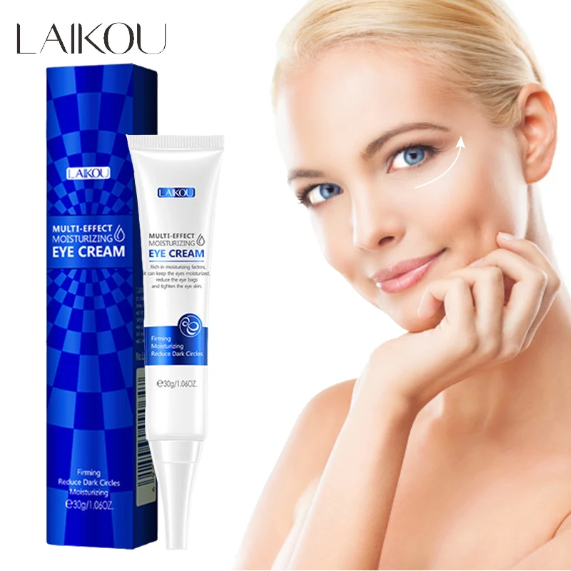 

LAIKOU Hyaluronic Acid Eye Cream Multi-effect Moisturizing Tighten Anti Wrinkle Anti-Age Remove Dark Circles Against Puffiness