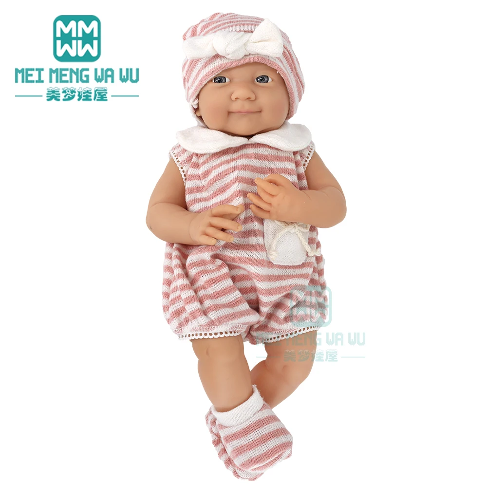 Doll clothes for 17inch 43 cm toy born doll accessories Jumpsuit clothes