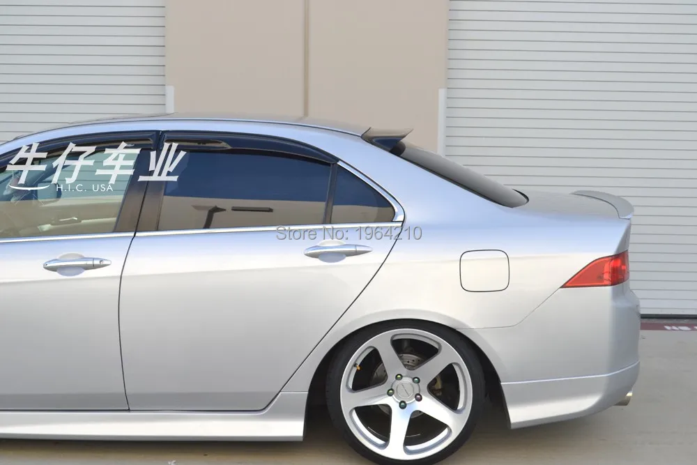 Car Styling For Honda Accord CL7 CL9  4dr 2004-2008 ABS Plastic Material  Rear Roof Spoiler Sun Visor Window Spoiler Wing