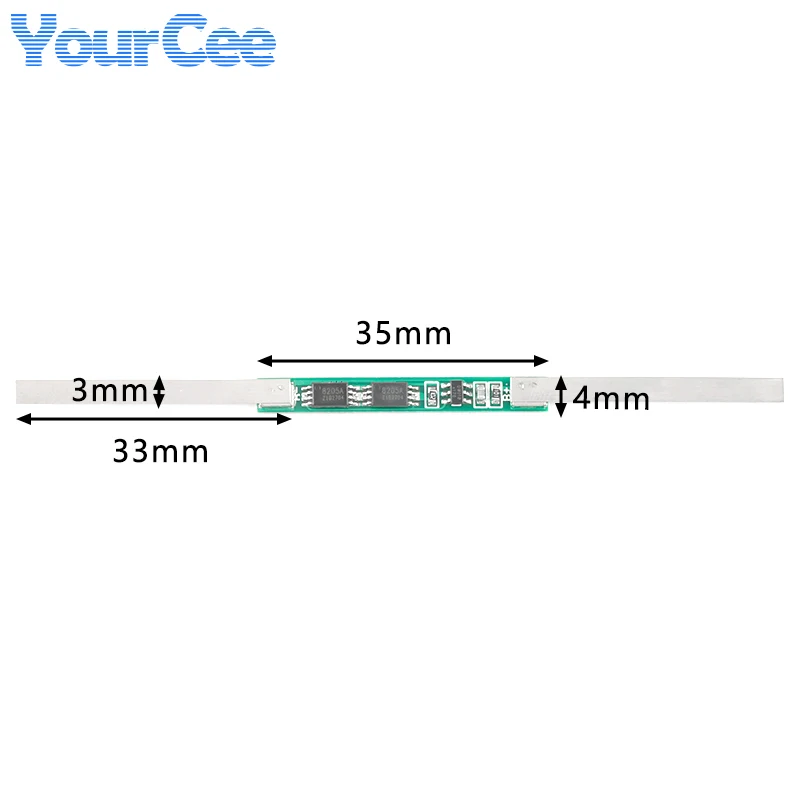 5PCS 1S Single 3.7V Lithium BMS PCM Battery Protection Board Module 2.5A 4.5A 4A 6A 9A 18650 Bateria polimerowa z paskiem niklowym