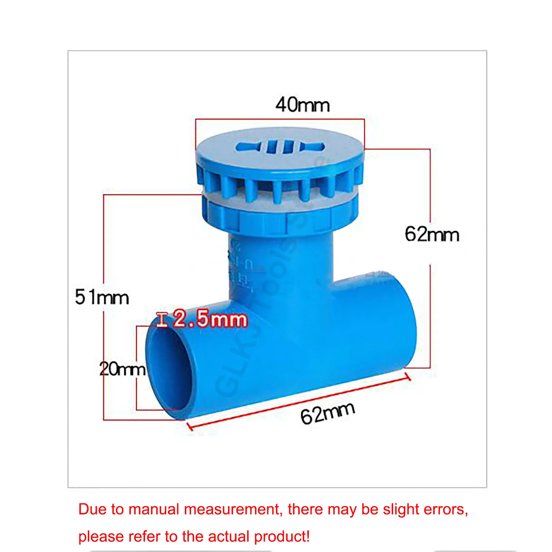 1Pcs ID 20มม.PVC Aquarium ท่อระบายน้ำ T-Type 3way ถังปลา Outlet ข้อต่อ Thicken PVC ท่ออะแดปเตอร์