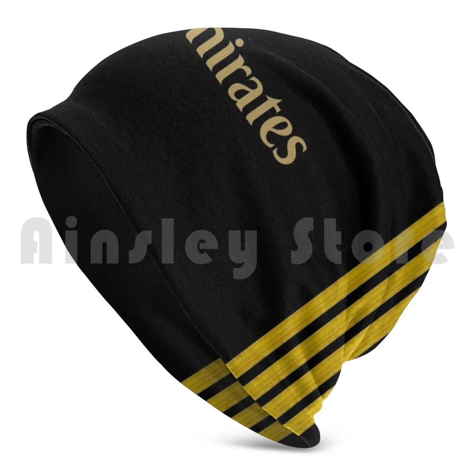 Emirates Epaulettes Beanies Knit Hat Hip Hop Epaulettes Pilot Emirates Captain Aviation Plane Airplane Boeing